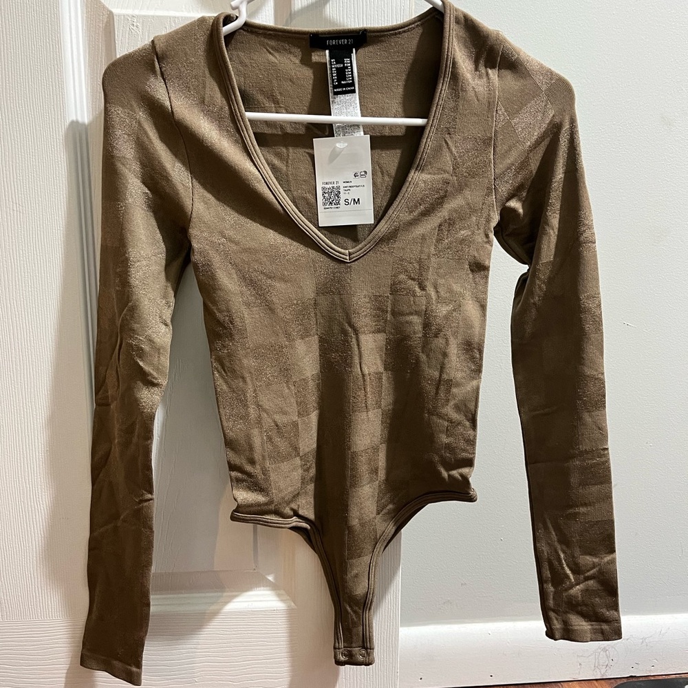 Nude Long Sleeve Bodysuit